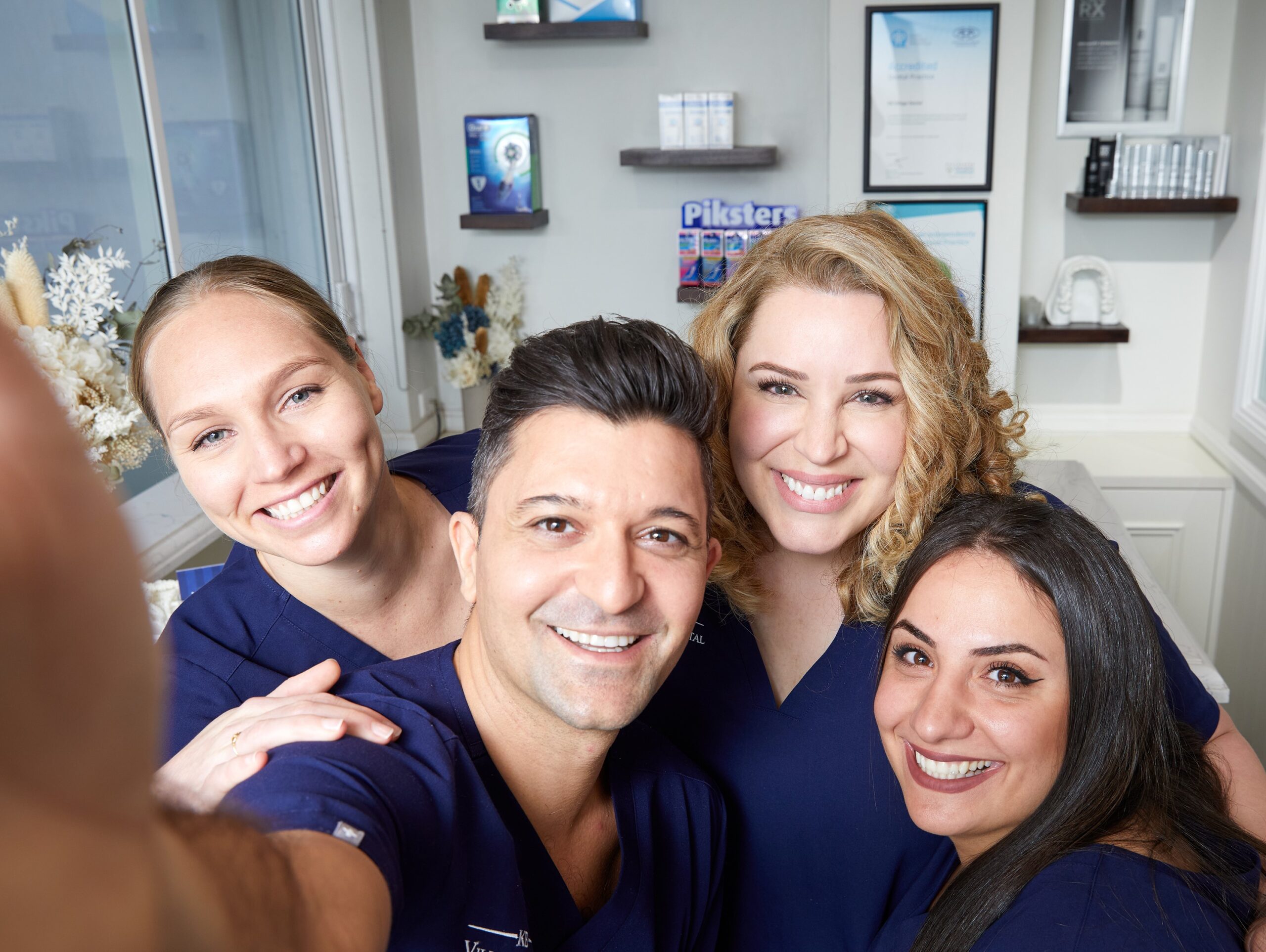 Four dentists at KB Village Dental