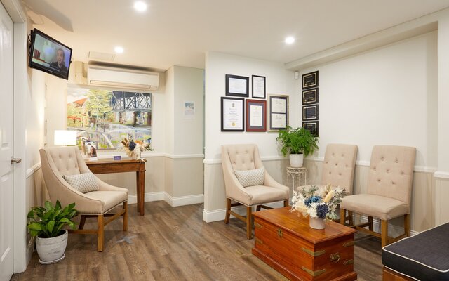 KB Village Dental's reception area